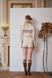 Ivory Star-Embellished Knit Pullover