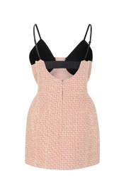 Black Structured Dress with Contrasting Bow