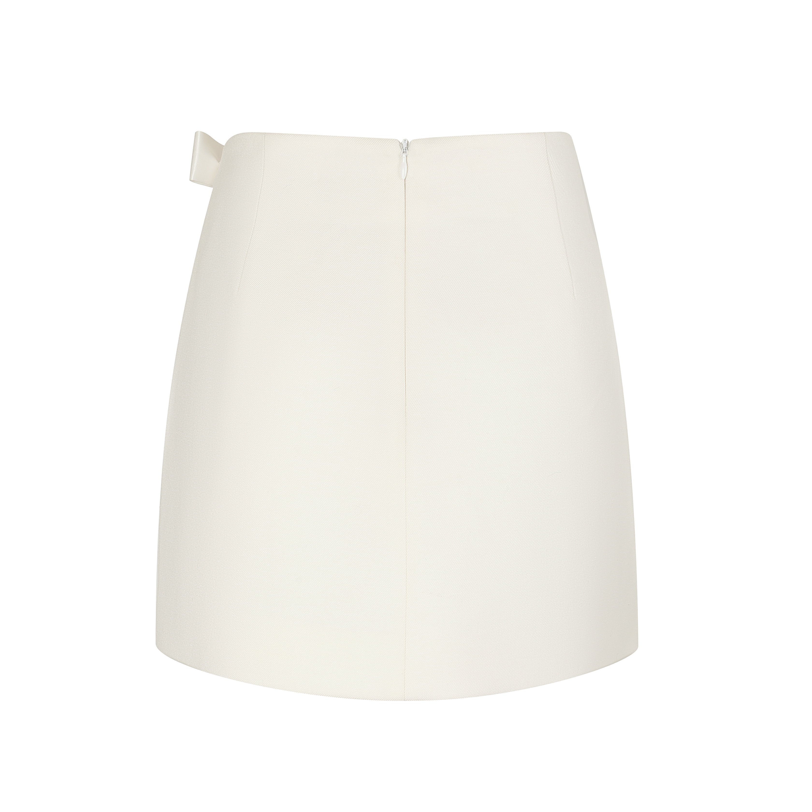 Ivory Boho Bow A-Line Dress