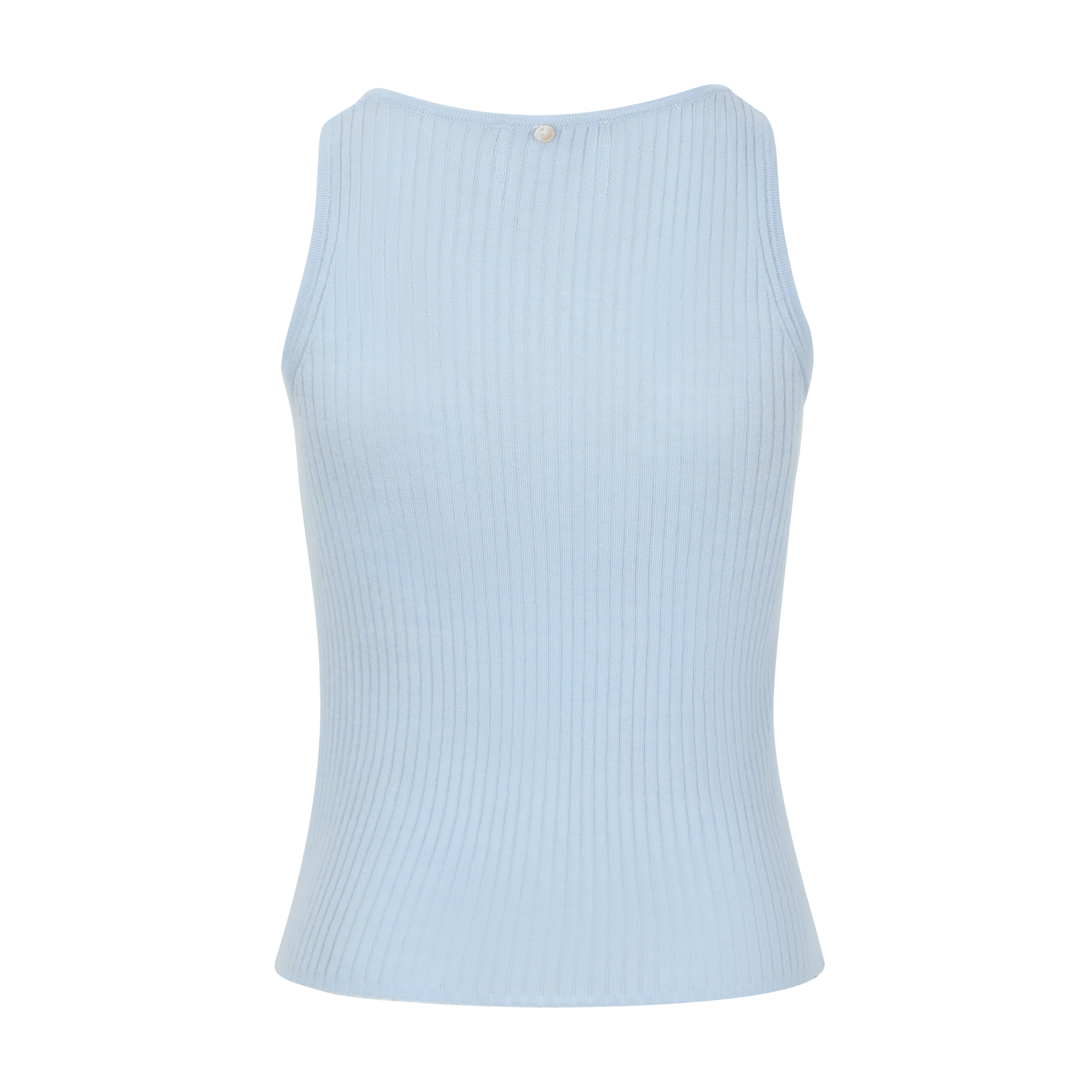 Blue Pearl Saddle Buckle Strap Vest